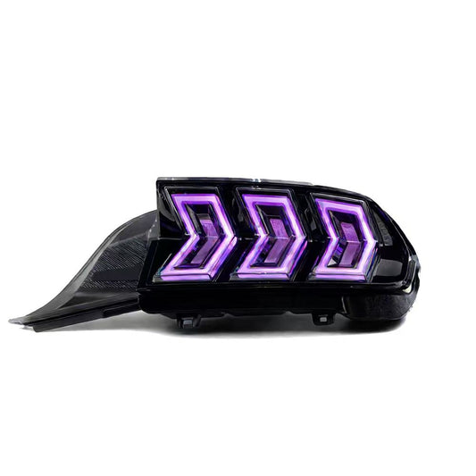 2024-2026 Mustang S650 X RGB Taillights Amber Turn Signal Sequential w/ Animation