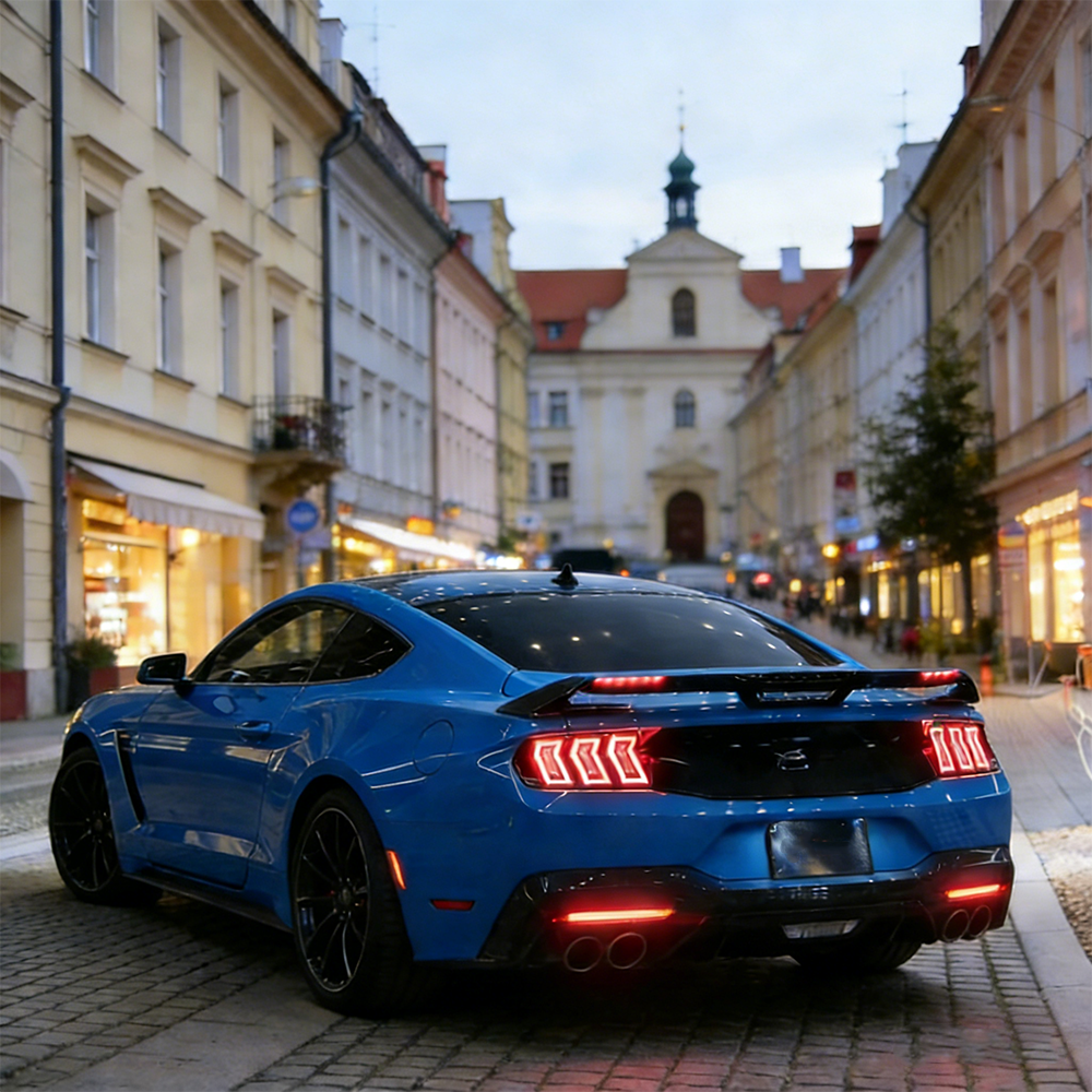 2024-2026 Mustang S650 X Taillights Amber Turn Signal Sequential w/ Animation